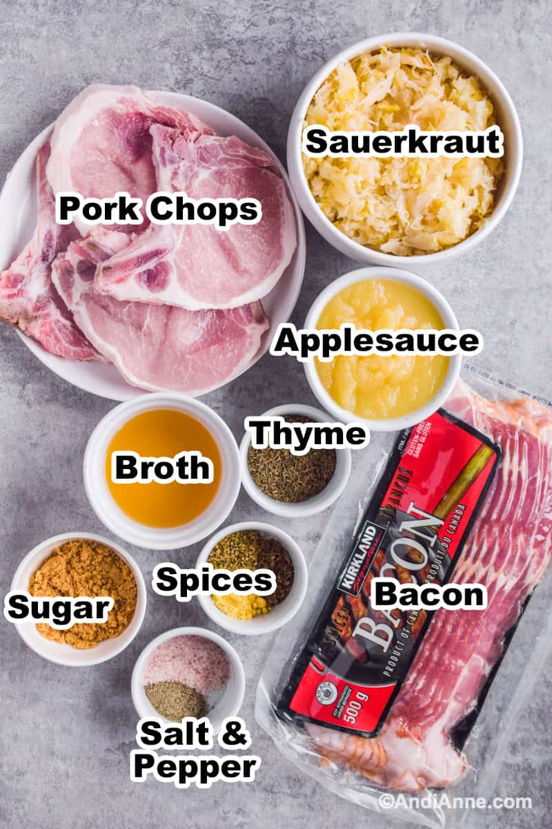 Pork Chops and Sauerkraut Andi Anne