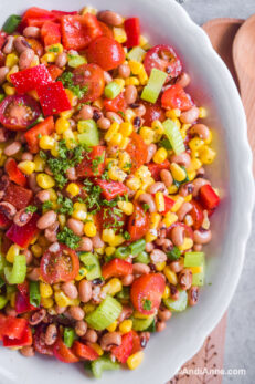 Easiest Black Eyed Pea Salad