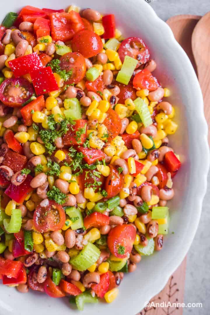 Easiest Black Eyed Pea Salad