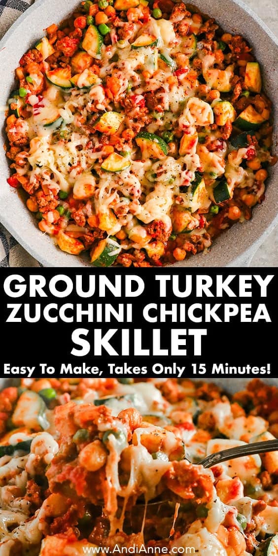 Ground Turkey Zucchini Chickpea Skillet Ready In Under 30 Minutes!