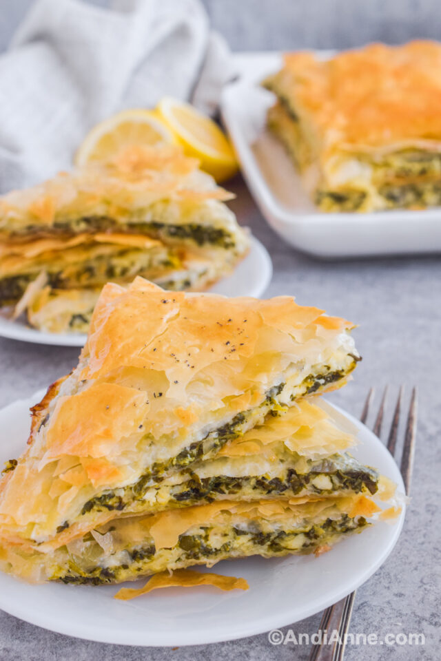 Crispy Spinach Feta Pie