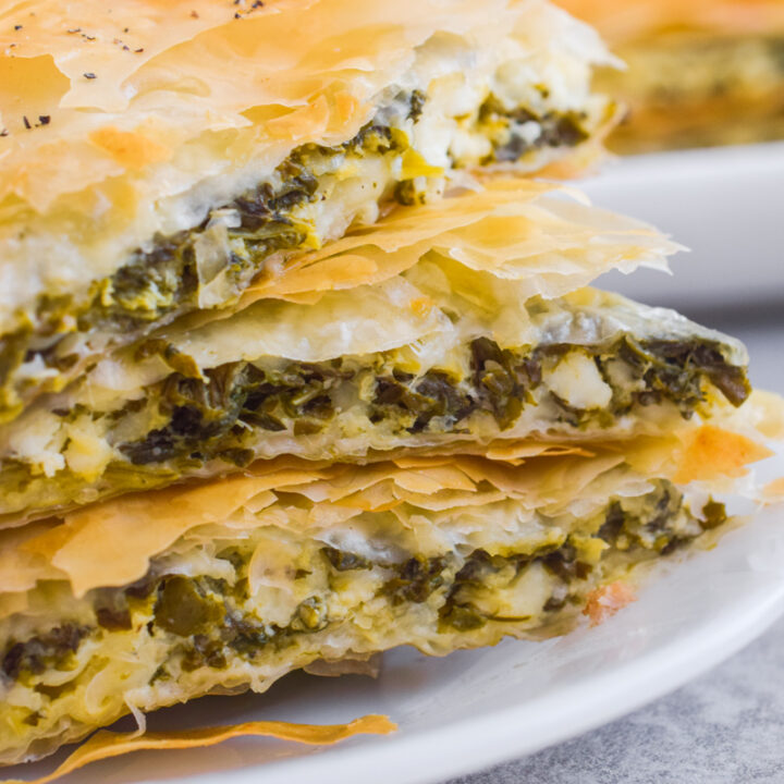 Crispy Spinach Feta Pie