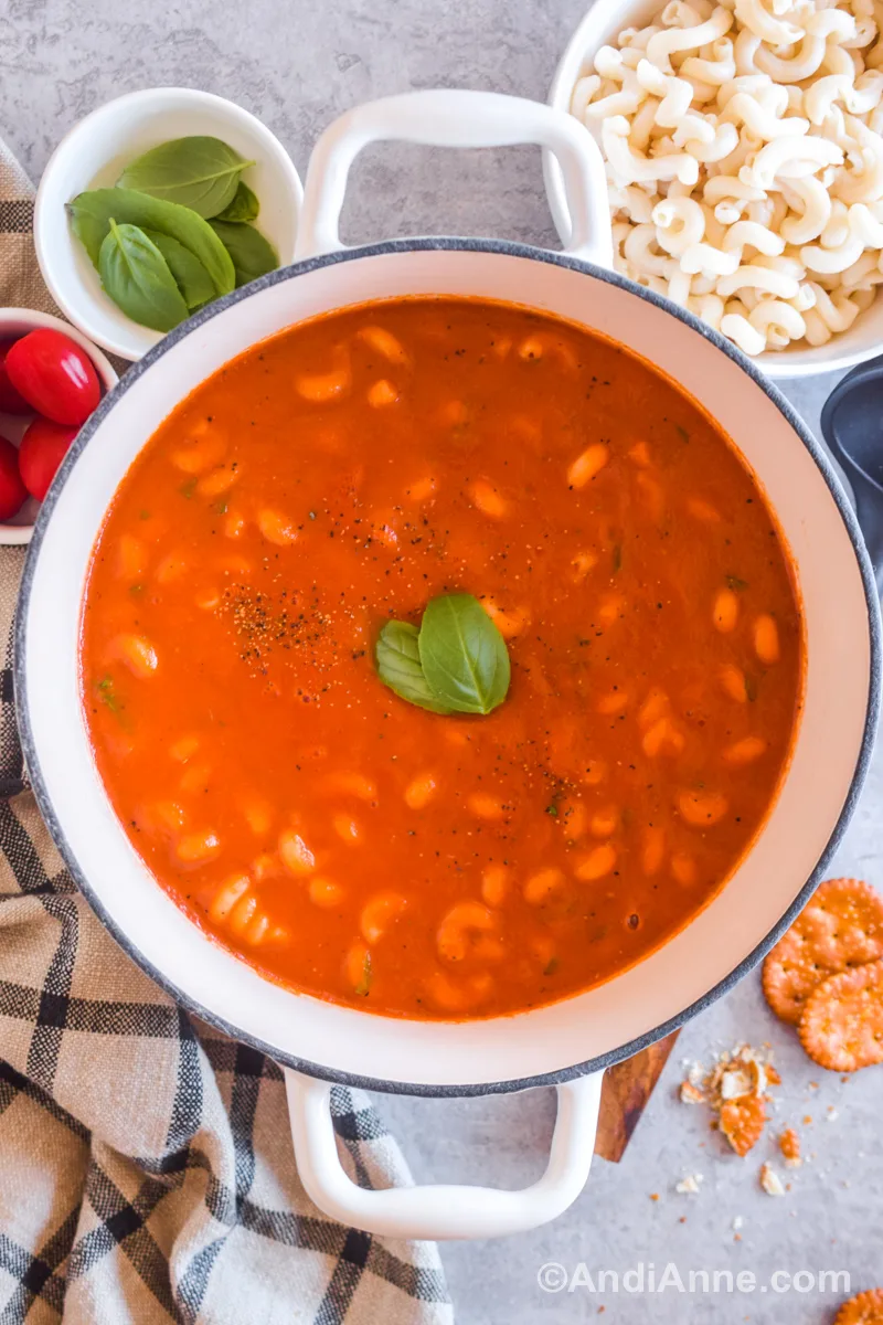 Tomato Pasta Soup