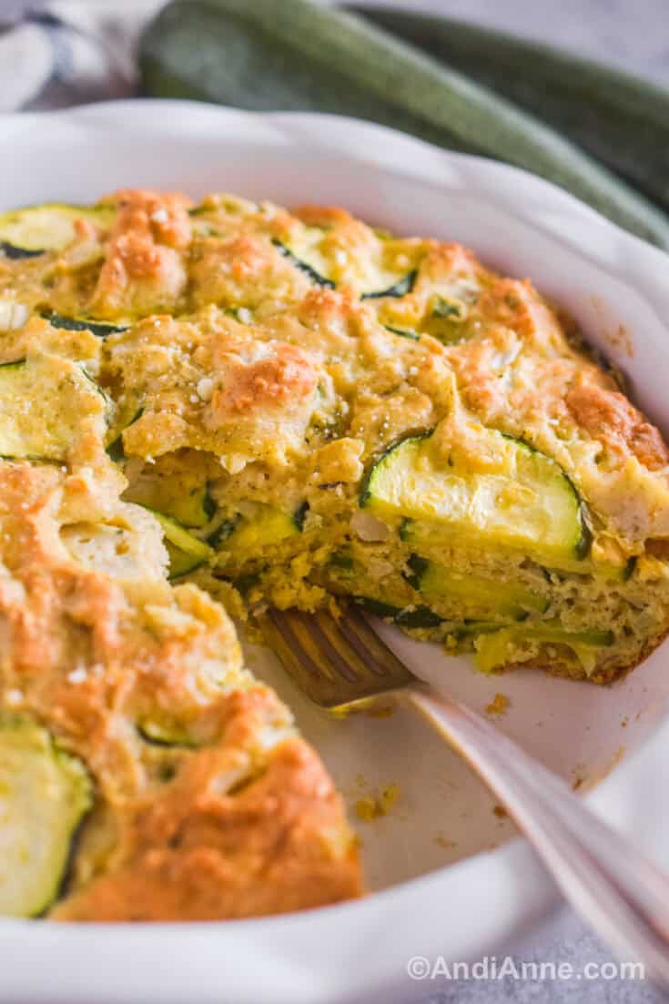 Savory Zucchini Pie - Andi Anne