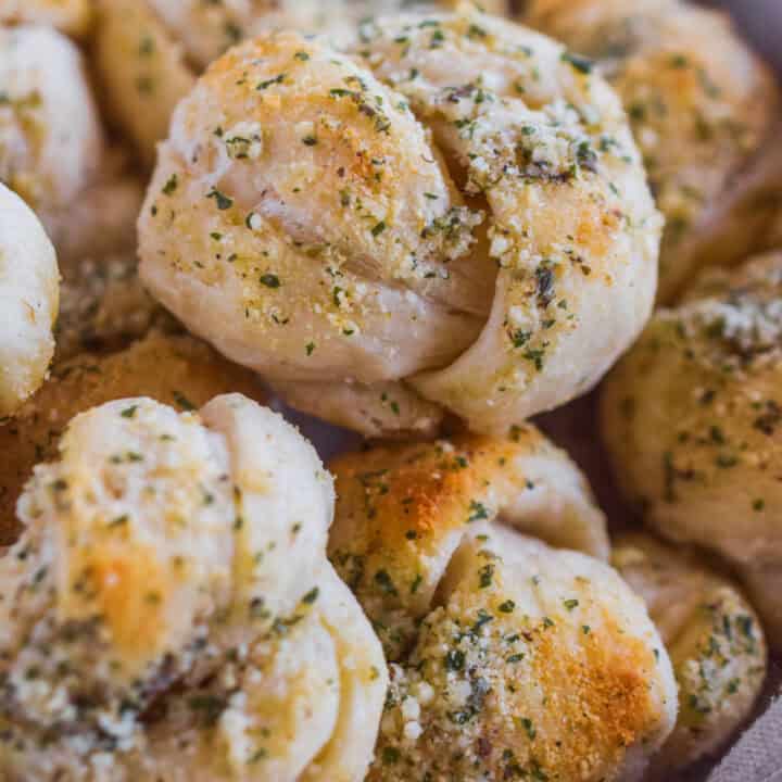 Garlic Parmesan Knots Andi Anne