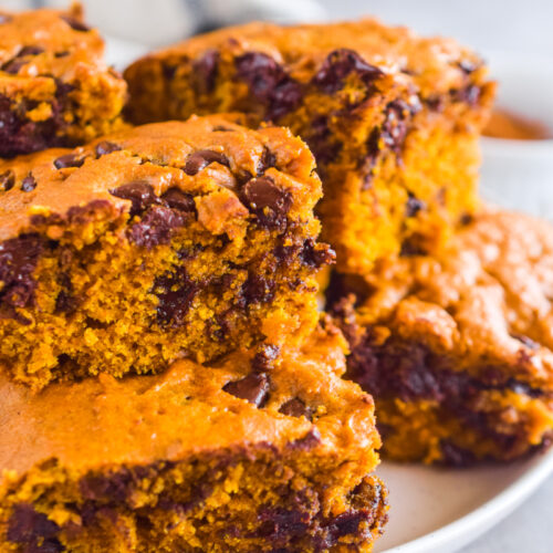 Pumpkin Chocolate Chip Bars Andi Anne