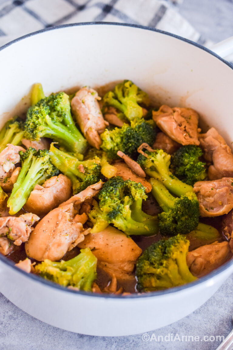 Soy Sauce Chicken Thighs with Broccoli