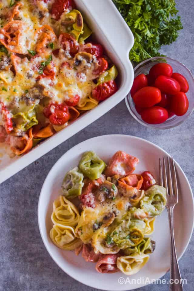 Tortellini Cheese Casserole Andi Anne