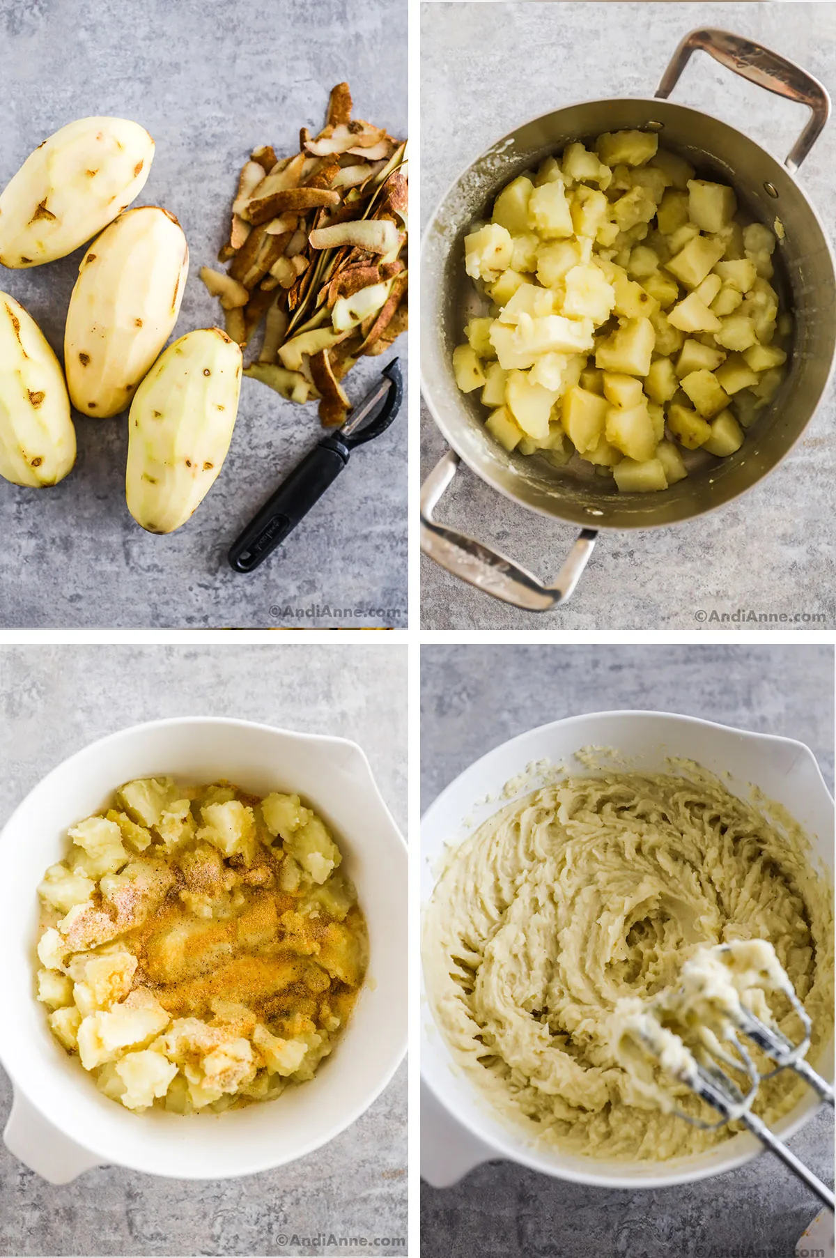 Electric Potato Peeler Make Mashed Potatoes Easy