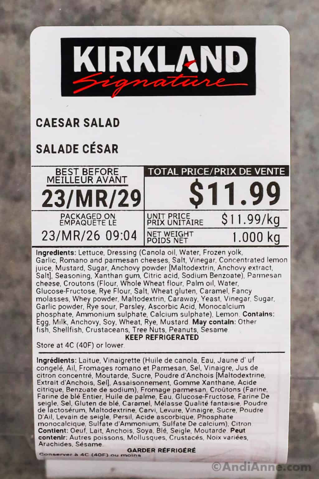 Costco Caesar Salad Review + Instructions (2024)