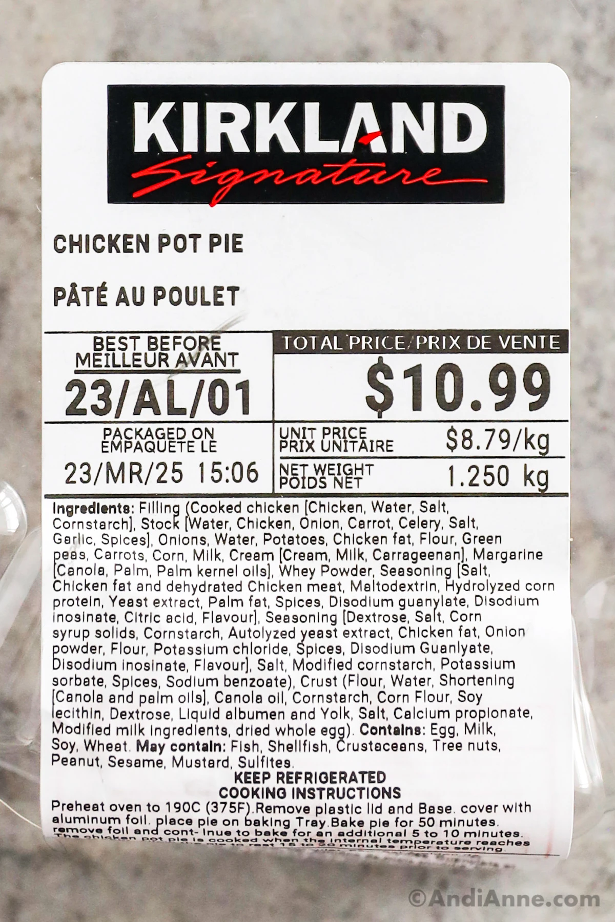 Costco Chicken Pot Pie Instructions + Review (2023)