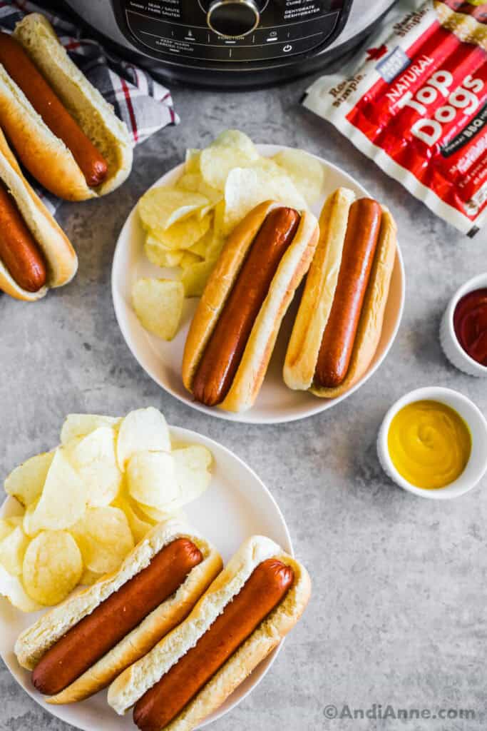 Air Fryer Hot Dogs