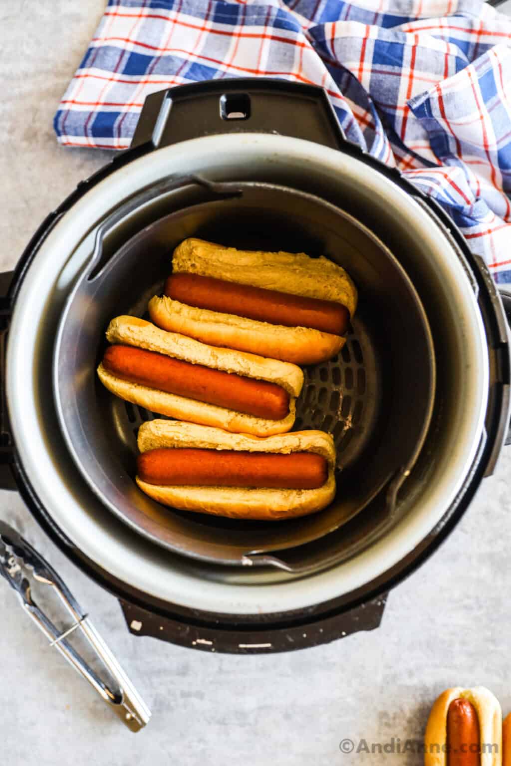 Air Fryer Hot Dogs