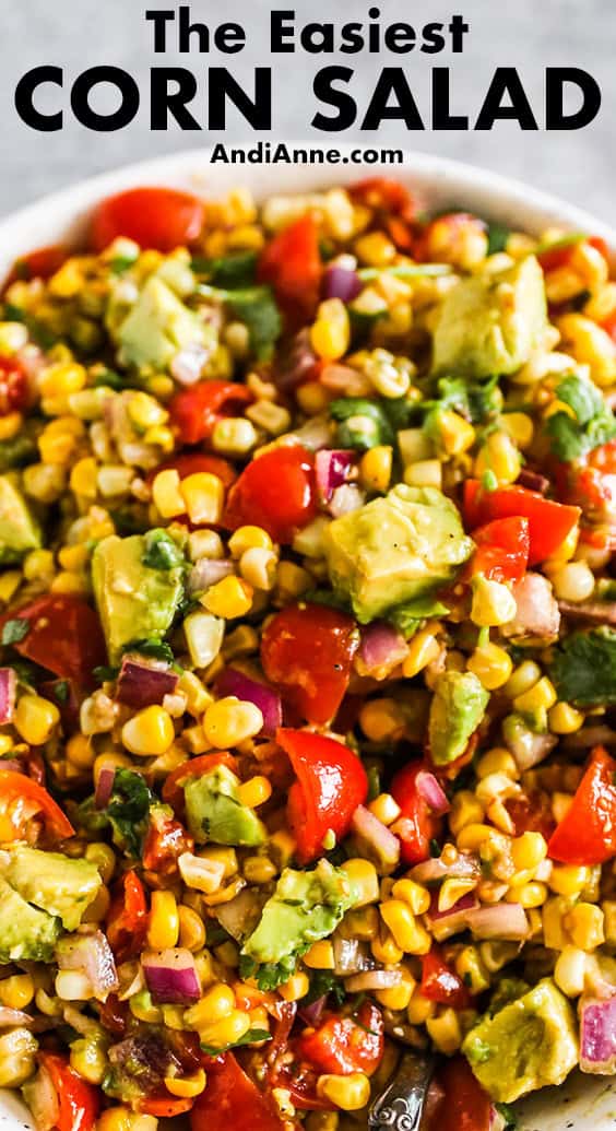 Corn Tomato Avocado Salad