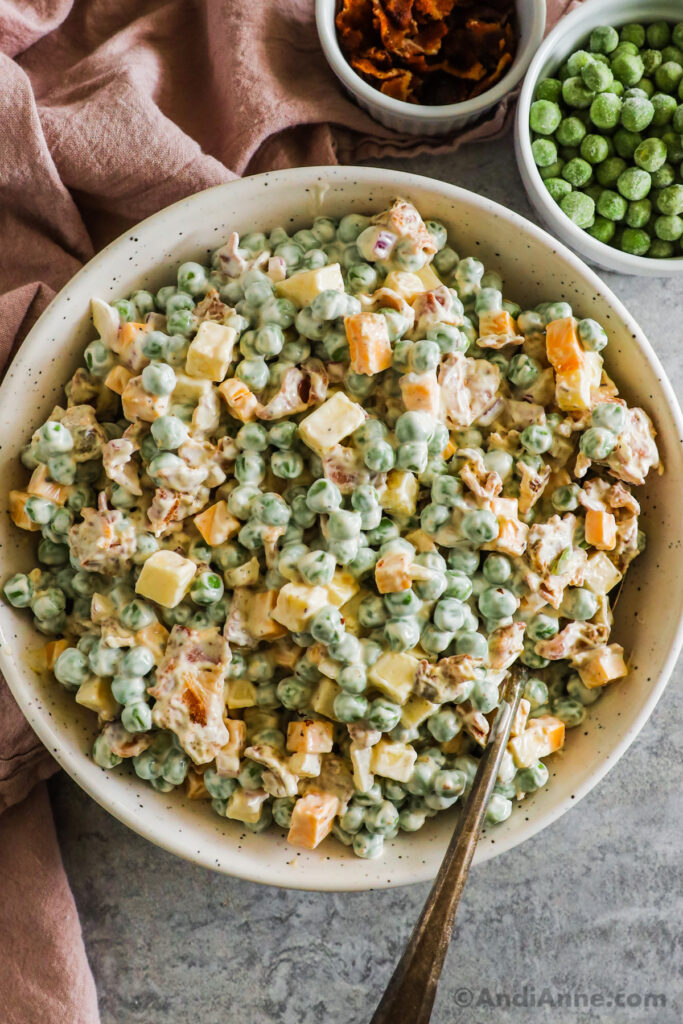 Classic Creamy Pea Salad