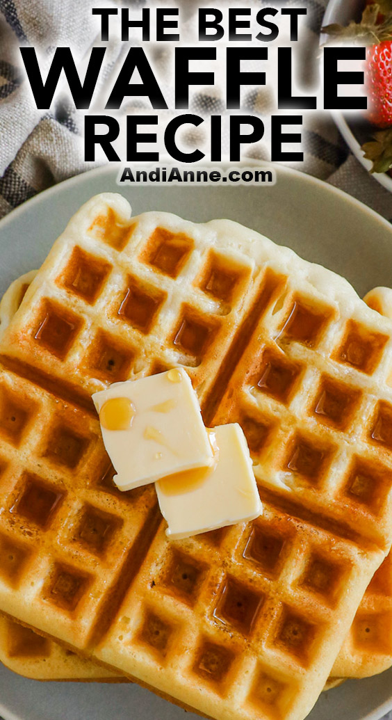 Homemade Waffles - Andi Anne