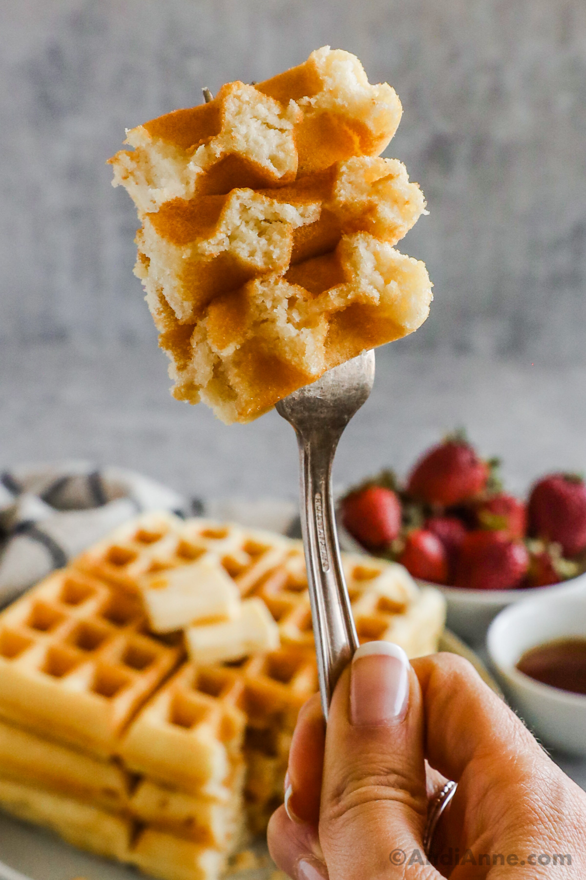 Classic Waffles Recipe Andi Anne