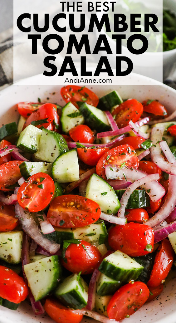 Refreshing Cucumber Tomato Salad