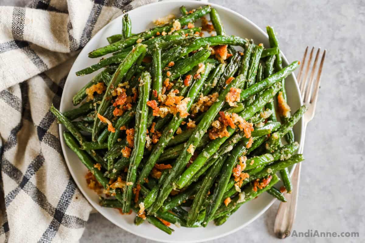 Green Beans With Parmesan (Crispy)