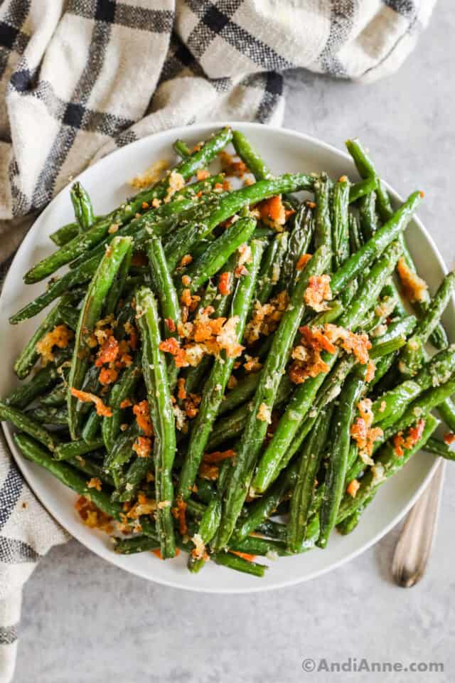 Green Beans With Parmesan (Crispy)