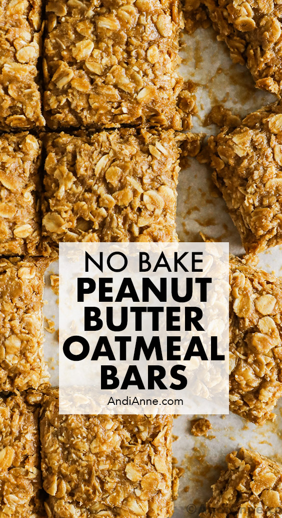 no bake peanut butter oatmeal bars