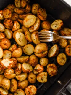Air fryer crispy baby potatoes.