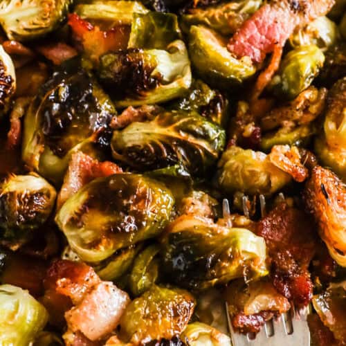 Maple bacon brussels sprouts