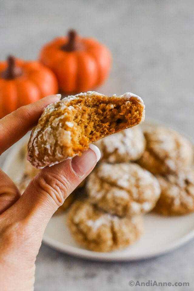 Pumpkin Crinkle Cookies