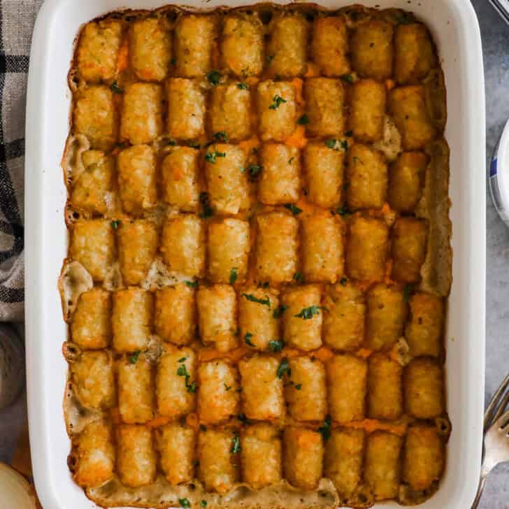 Tater Tot Casserole - Andi Anne