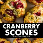 Cranberry scones.