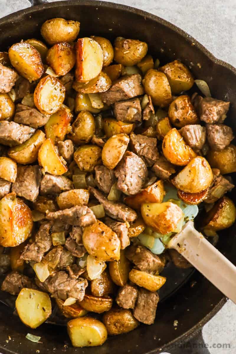 skillet Steak and Potatoes