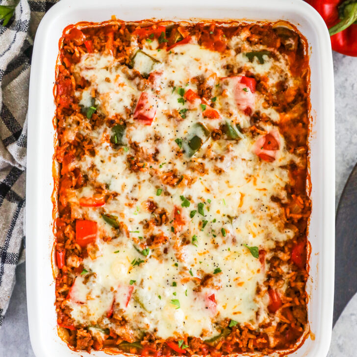 Unstuffed Bell Pepper Casserole