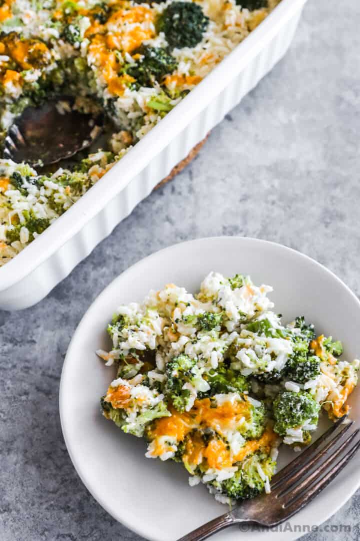 Cheesy Broccoli Rice Casserole