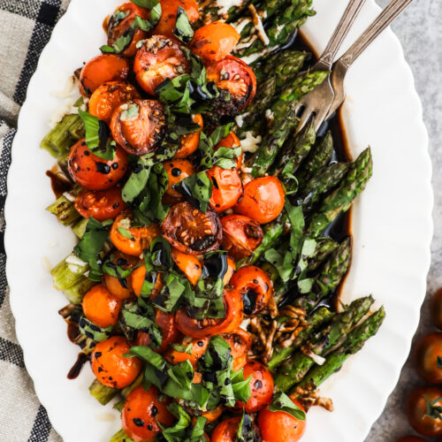 Balsamic Asparagus and Parmesan