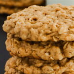 Stack of very best oatmeal cookies