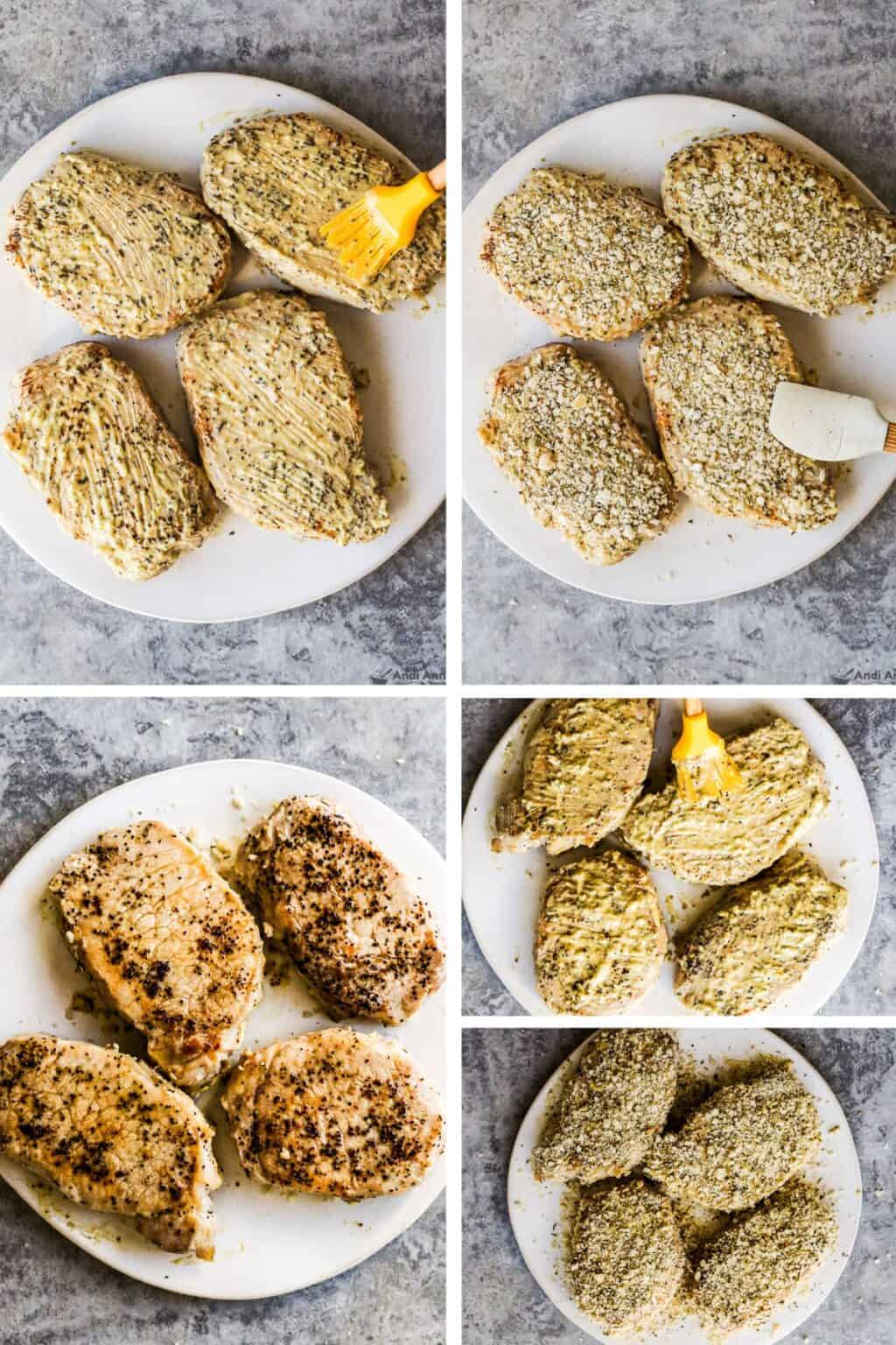 Baked Breaded Pork Chops