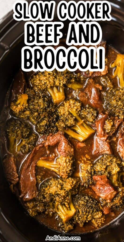 slow cooker beef and broccoli
