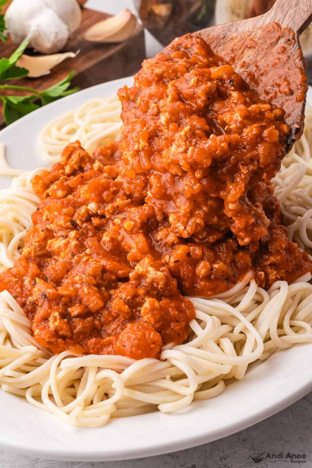 Chicken Bolognese (Easy Ground Chicken Pasta Sauce)