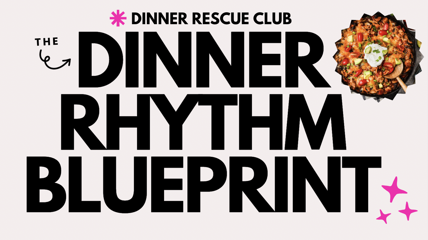 dinner rhythm blueprint cover page