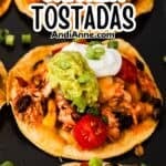 crispy rotisserie chicken tostadas