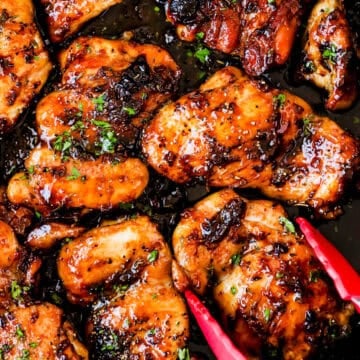 Boneless Baked Honey Garlic Chicken Thighs