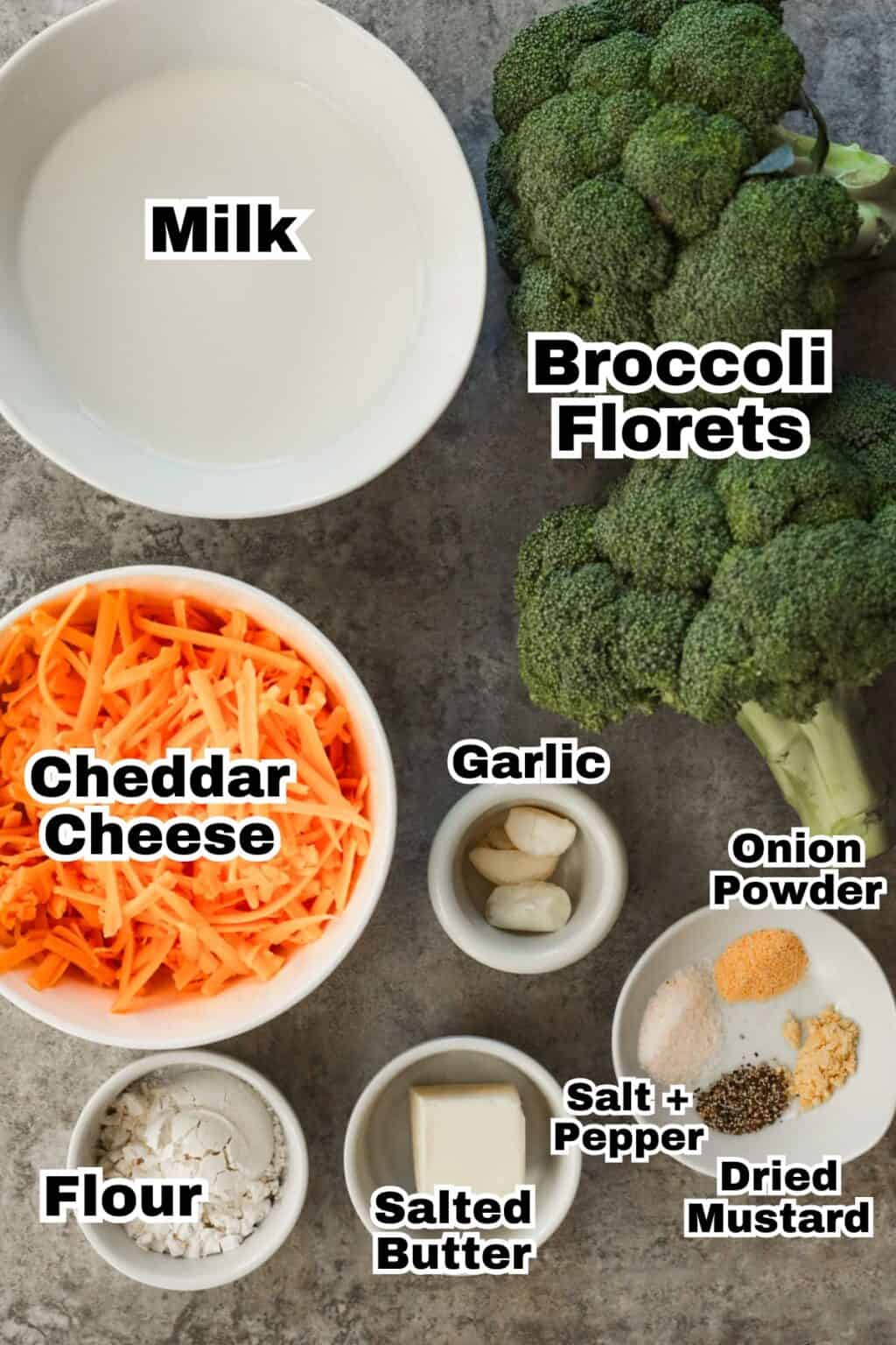 Broccoli with Cheese Sauce